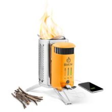 Electricity Generating Wood Camp Stove