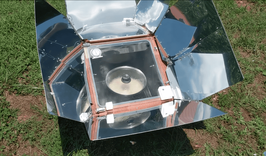 solar cooking off grid freeze dried food