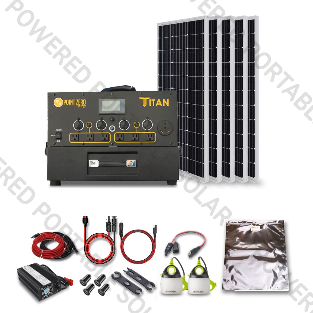 titan solar generator 500w solar kit for RVs