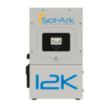 Sol-Ark 12K 120/240/208V Hybrid Solar Inverter (All-In-One), Pre-Wired, Outdoor Rated, Grid-tied, Off-Grid, or 48V battery backup