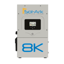 Sol-Ark 8K 120/240V Hybrid Solar Inverter (All-In-One), Pre-Wired, Outdoor Rated, Grid-tied, Off-Grid, or 48V battery backup