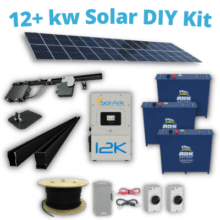 12+ kW DIY Solar Kit | Sol-Ark 12k and Snap n’ Rack Roof Mount