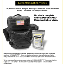 DECON SAFE™ Decontamination Wipes